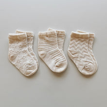 Load image into Gallery viewer, Susukoshi | Organic Socks - Pattern (3 pack)