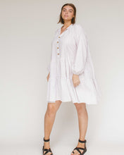 Load image into Gallery viewer, The Lullaby Club | Lilac Gingham Avalon Smock Dress
