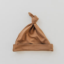 Load image into Gallery viewer, Mebie Baby | Mustard Newborn Knot Hat