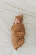 Load image into Gallery viewer, Mebie Baby | Mustard Newborn Knot Hat