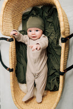 Load image into Gallery viewer, Mebie Baby | Olive Newborn Knot Hat