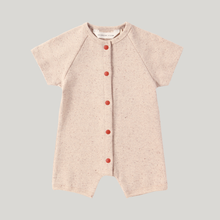 Load image into Gallery viewer, Susukoshi | Beige Speckled Snap Romper
